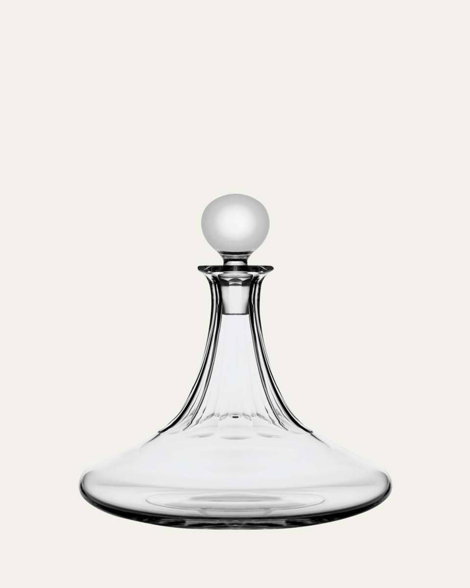 Iona Ships Crystal Decanter